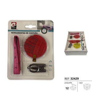 Herramientas De Costura <b>Set</b> Con Agujas Tijeras Y Cinta Metrica Para Coser Manualmente - Product Image 2