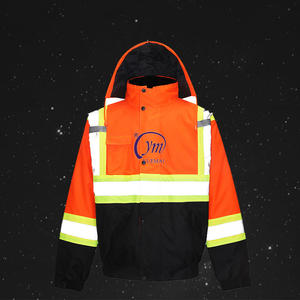 Veste de <span class=keywords><strong>s</strong></span>écurité réfléchissante de classe 3 haute visibilité orange jaune imperméable pour moto de qualité OEM - Product Image 3
