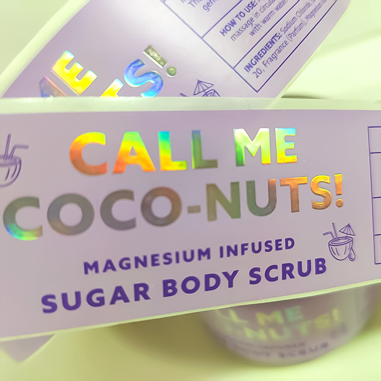 Personalized Matte Finish Label Sticker Custom