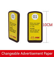 Système d'Appel Sans Fil MMCall du Fabricant Chinois, Pager Client pour Restaurant et Café, Modèle MMC-K30, Portée 300m, 20 Pagers par Ensemble