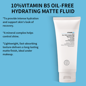 Crème réparatrice apaisante pour le visage à 10% de vitamine B5 (panthénol) avec glycérine <span class=keywords><strong>et</strong></span> squalane, lotion hydratante rafraîchissante <span class=keywords><strong>et</strong></span> régulatrice de sébum - Product Image 3
