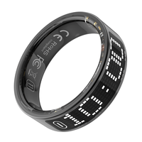 Anillo Inteligente con Indicador de Nivel de Batería, Monitor de Oxígeno en Sangre, Monitor de Sueño, Control por Gestos, Cámara Remota, Anillo Impermeable
