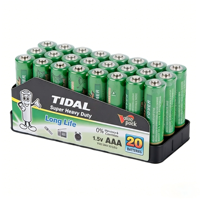 Pilas de Zinc-Carbono AAA con Logotipo Personalizado, 1.5V, Pilas Secas para Linternas, Controles Remotos, Juguetes, Compra al por Mayor Económica
