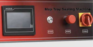 Machine de scellage semi-automatique électrique DQ450T à grande vitesse pour emballage sous atmosphère de sachets triangulaires de produits chimiques, de fromage et de sandwichs - Product Image 4