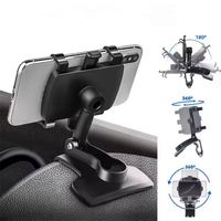 Support de téléphone multifonctionnel pour navigation automobile, rotatif pour console centrale, tableau de bord, rétroviseur et supports.
