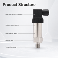 OEM High Accuracy 0.1%FS Pressure Transducer 316L Stainless Steel 4-20mA Output Sensor