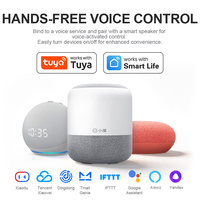 Relais temporisé intelligent Wi-Fi sur rail DIN 63A, contrôle par application Smart Life, compatible Google Home Alexa pour la protection industrielle