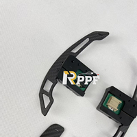 Accessoires de volant sport en fibre de carbone véritable RPPF personnalisés, levier de vitesses magnétique pour Mustang GT 2015-2022 S550