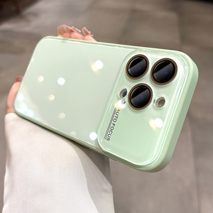 Custodia di Lusso per <span class=keywords><strong>iPhone</strong></span> <span class=keywords><strong>12</strong></span> 13 14 15 16 17 <span class=keywords><strong>Pro</strong></span> <span class=keywords><strong>Max</strong></span> con Ampia Finestra e Retro in <span class=keywords><strong>Vetro</strong></span> Lucido - Product Image 5