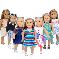 Jouets Songshan en gros, vêtements personnalisés pas chers, robes et pantalons pour poupées de 18 pouces, accessoires de poupées de haute qualité, très demandés.