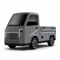 Nouveau design de mini camionnette électrique, style moderne, véhicule utilitaire à 4 roues pour la logistique urbaine et le transport agricole