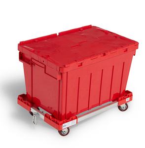 Chariot <span class=keywords><strong>de</strong></span> transport pour conteneurs en plastique 570X370X130mm Modèle TSS-Trolley5737 - Product Image 2
