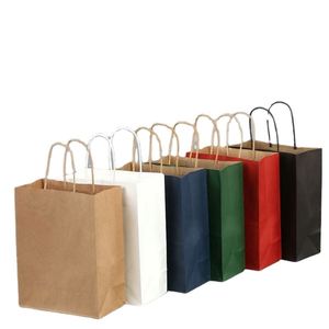 Bolsa de Regalo Portátil Desechable de Papel Kraft Personalizable, Diseño de Piel de Vaca Blanca con Impresión de Logotipo para Uso en Tiendas, Venta al por Mayor Disponible - Product Image 1