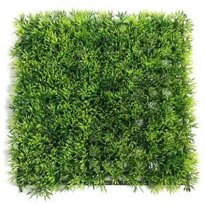 P4 3D verde legno di bosso tappetino da siepe in finto pannello giungla parete in erba artificiale per decorazione verticale della parete del giardino