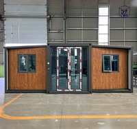 Villa mobile moderne en acier à 2 chambres et maison d'extension hôtelière avec conception modulaire étanche pour utilisation extérieure en appartement