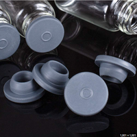 Capuchon en caoutchouc butyle gris de haute qualité Pharmaceutica 20mm USP classe VI pour solution d'étanchéité sécurisée et stérile des flacons d'injection