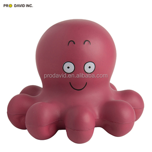 Pelota Antiestrés de Espuma de PU con Forma de Pulpo, Personalizable con Logotipo, Estilo Juguete Publicitario - Product Image 5