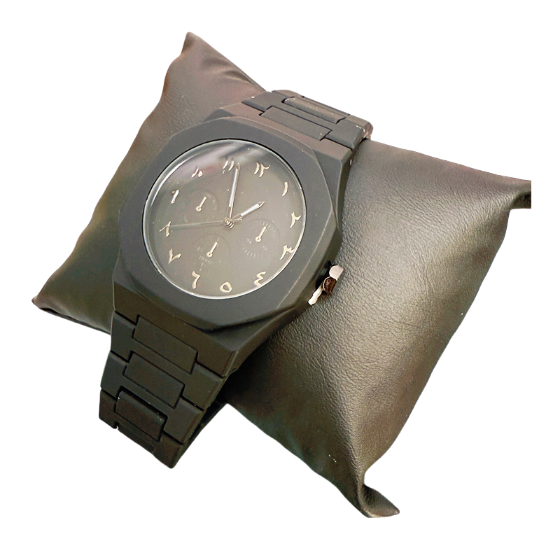 black aura watch arabic dial