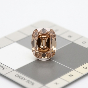 Diamante coltivato in laboratorio sfuso, taglio Old <span class=keywords><strong>Mine</strong></span> ovale a cuscino, colore Champagne, per la creazione di anelli, orecchini, pendenti e gioielli - Product Image 3