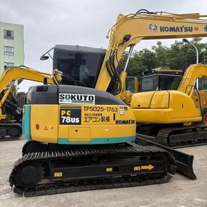 Mini-excavatrice Komatsu PC78 de 7 tonnes, hydraulique, sur chenilles, avec flèche pivotante gauche-droite, à vendre - Product Image 1