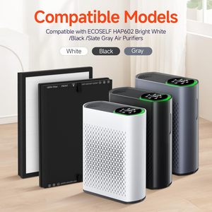 Compatible avec le purificateur d'air ECOSELF HAP602 HAP602WF, filtration 3-en-1 avec pré-filtre et filtre à charbon actif. - Product Image 6