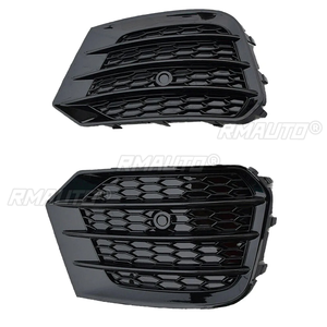 2 pièces Grille de phare antibrouillard avant pour Audi Q3 2016 2017 2018, style nid d'abeille, pièce de rechange - Product Image 5