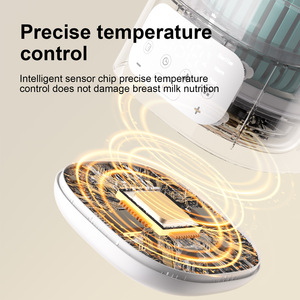 Calentador de Biberones Rápido, Calentamiento Uniforme, Sin Puntos Calientes, Modo Nocturno, Calentador de Leche de Temperatura Constante para Leche Materna y Fórmula, Compatible con Todos los Biberones - Product Image 5