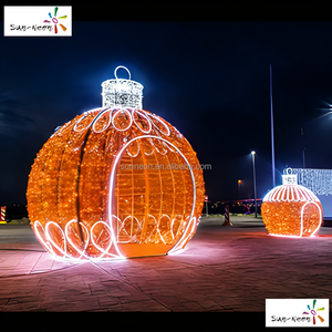 Esfera LED iluminada para exteriores, bola LED para eventos, luces LED en forma de cadena, arco de luz con bolas LED - Product Image 5