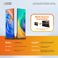 Pantalla LED Digital para Interiores, Terminal de Publicidad, Fácil Instalación, Pantalla Móvil de Fábrica, P4 3840HZ, Marca CAILIANG, 1 Año de Garantía