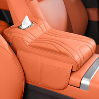 Coussin d'accoudoir pour console centrale de voiture avec boîte à mouchoirs intégrée, coussin surélevé pour le soutien du coude, ajustement universel pour la plupart des véhicules