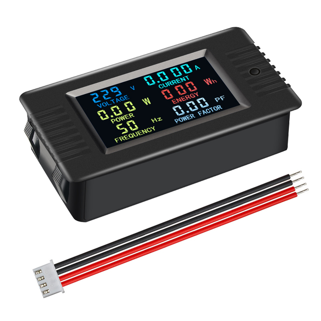 6in1 Digital Smart Energy Meter PZEM-020 10A Single Single LCD Display AC 220V Voltmeter Kwh Meter Smart Electrical Instruments