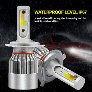 ไฟหน้ารถยนต์ LED 36W 7600LM แบบสองสีอัตโนมัติ รุ่น H1 H3 H7 H4 H11 9005 9006 9007 C6 - Product Image 5
