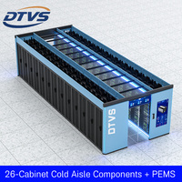 Solution de Réseau Professionnelle Rack Modulaire en Acier Personnalisé 42U Centre de Données Système de Contention de Couloir Froid 19 Pouces Serveur