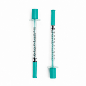 <span class=keywords><strong>Jeringa</strong></span> de Insulina Individual de 1 ml, 31 g, 8 mm, 1 cc, Color Verde Menta, Nueva, con Certificación CE, para Uso Humano, Salón de Belleza y Veterinaria, Disponible al por Mayor - Product Image 5