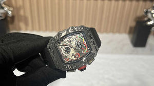 Reloj Mecánico para Hombre de Fibra de Carbono de Calidad V3 - Product Image 3