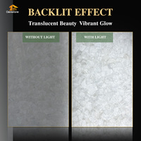 Fournisseur de panneaux en quartz cristallin blanc translucide, en dalles de pierres semi-précieuses rétroéclairées pour murs décoratifs de salles de bain d'hôtel