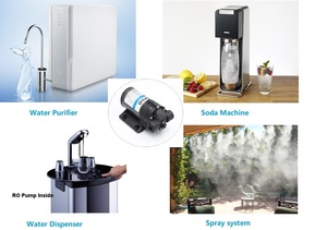 Lefoo hộ gia đình mini RO Máy bơm nước 24V điện lọc nước thẩm thấu ngược Máy lọc nước màng bơm tăng áp - Product Image 6