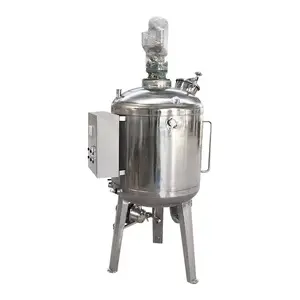 China made stirred tank reactor / Jacketed reactor mixer tank / Chemical detergent making stirring tank machine