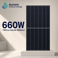 Panneau solaire monocristallin 660W haute précision, tolérance de puissance ±3%, inspection complète en usine avant expédition, sortie de puissance fiable sur réseau