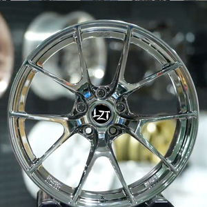 Cerchi Forgiati 5x114.3 5x120 Cromati Sportivi Jante in Lega di Alluminio da 17 18 21 22 20 24 26 Pollici Forgiati per BMW Benz <span class=keywords><strong>Audi</strong></span> - Product Image 1