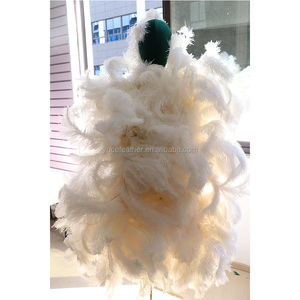 Boa di piume di struzzo lungo in motivo tinto pezzo intero per spettacoli teatrali di carnevale e decorazioni di nozze - Product Image 5