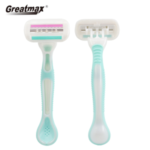 <span class=keywords><strong>Afeitadora</strong></span> desechable para mujer, maquinilla de afeitar de Triple hoja, Económica - Product Image 1