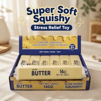 Jouet Squishy en PU en forme de bâton de beurre, à remontée lente, anti-stress, à presser, pour enfants et adultes, Style 6