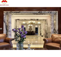 Marbre blanc lilas de Turquie poli brillant, grandes dalles modernes avec veines noires viola, importé de Turquie, pour panneau mural de salle de bain et meuble-lavabo