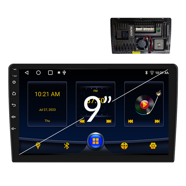 YZG 2 Din Universal 9/10 Inch Android 13 Car GPS Navigation Android Screen Car Touch DVD Multimedia Player Video Player