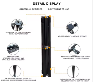 เต็นท์<span class=keywords><strong>ก</strong></span>ันแดดกันน้ำแบบป๊อปอัพ 3x3 เมตร สำหรับตั้งแคมป์ริมปั๊มน้ำมัน สวน งานแสดงสินค้า <span class=keywords><strong>ก</strong></span>ิจ<span class=keywords><strong>ก</strong></span>รรมกลางแจ้ง - Product Image 3