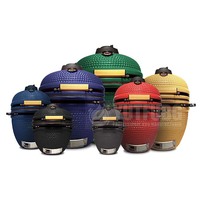 Usine directe 22 pouces MCD céramique BBQ Grill vert Kamado grand poulet Asador Options disponibles