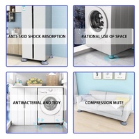 Nouvelles patins anti-vibration pour machine à laver, pieds en caoutchouc, tapis anti-bruit universel pour meubles