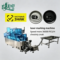 Macchina per marcatura laser alluminio per tappi a strappo di lattine di bevande, conforme alla codifica completa del prodotto Chestny Znak