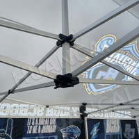 Tente de camping pop-up grande auvent pliable 3x3 3x6, gazebo pour événements et salons professionnels, auvent extérieur en tissu Oxford, tente d'activités de camping